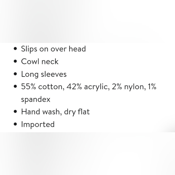 Free People Park City Pullover Cozy Knit Sweater Size Small Oversized Cropped - Picture 9 of 9